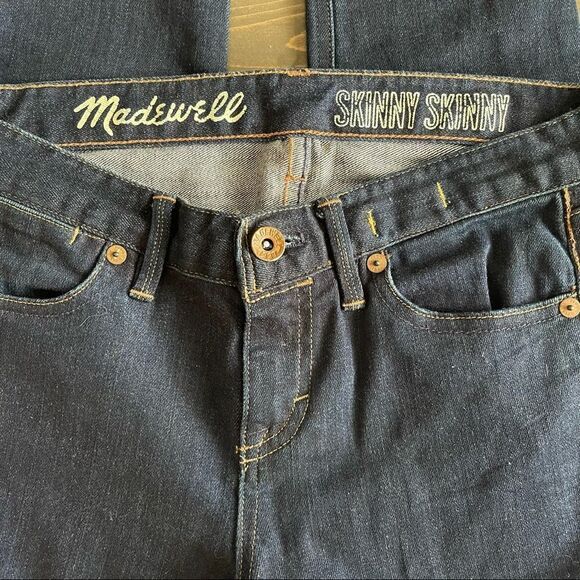 Madewell Skinny Skinny Dark Wash Jeans Size 24 - Picture 3 of 4